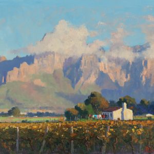Sun Setting on Cape Mountains