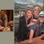 The Nel Family commissioned oil painting on canvas by Roelof Rossouw