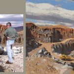 The Quarry commissioned oil painting on canvas by Roelof Rossouw
