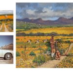 Father and Son, Namaqualand commissioned painting by Roelof Rossouw