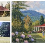 The Forest, Karkloof Natal commissioned oil painting on canvas by Roelof Rossouw